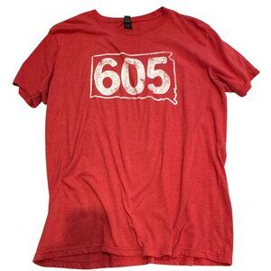 South Dakota 605 cotton t-shirt, size L unisex